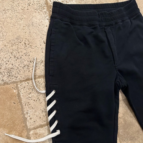 Craig Green Laced Black Sweatpant Joggers - Picture 2 of 10